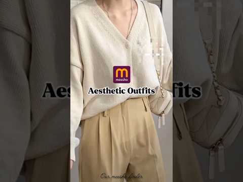 🦋✨Aesthetic outfit from meesho ✨🦋 #aesthetic #dress  #meesho follow for more ✨