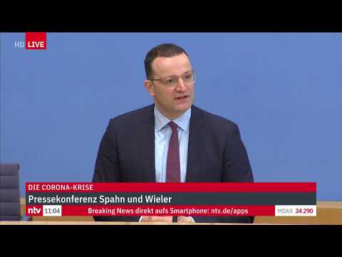 Corona LIVE: Spahn und Wieler zur aktuellen Lage