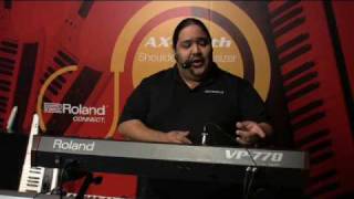 Video thumbnail for VP-770 Vocal & Ensemble Keyboard at NAMM 09 by RolandChannel