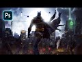 Photoshop Speed Art Batman Arkham City