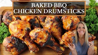 Baked BBQ Chicken Drumsticks