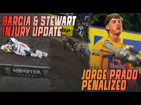 Update zu den Verletzungen von Justin Barcia und Malcolm Stewart nach einer heftigen Kollision in...