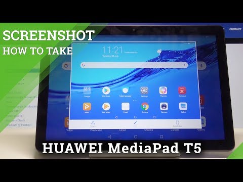 How to Take Screenshot in HUAWEI MediaPad T5 - Grab Screen