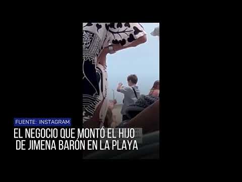 El negocio que montó el hijo de Jimena Barón en la playa - Minuto Neuquén