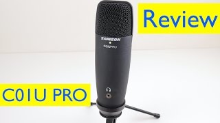 Video thumbnail for Samson C01U Pro USB Studio Condenser Mic Review and Test by ReviewLamp