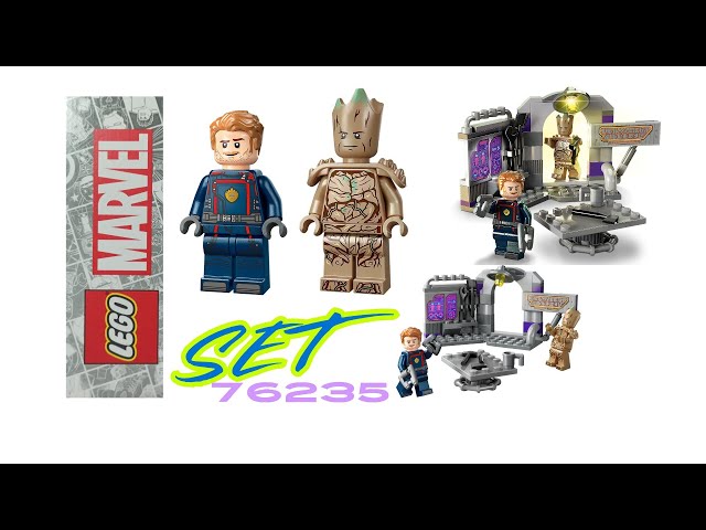 Vídeo relacionado con LEGO 76523 Marvel Base de los Guardianes de la Galaxia 3 con Mini Figuras de Groot y Star-Lord, Juguete de Superhéroes para Construir para Niños y Niñas de 7+ Años