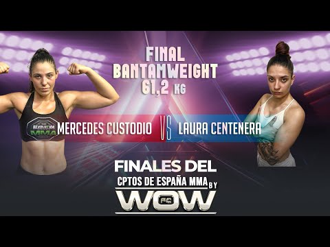 Final Bantamweight 61 kg Mercedes Custodio vs Laura Centenera