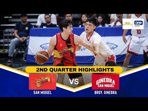 SAN MIGUEL vs. BRGY.GINEBRA | SEMIS GAME 4 | 2ND QUARTER HIGHLIGHTS | PBA SEASON 50 PHILIPPINE CUP