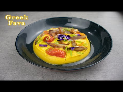 How To Make Greek Fava | Split Pea Dip