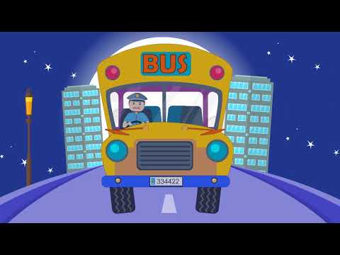 Nursery rhymes - Wheels on the bus (Lyrical) | Euro Kids