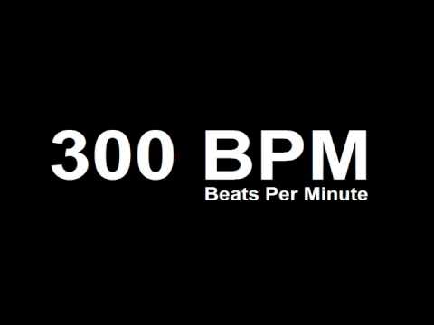 300 BPM Beats Per Minute Metronome Click Track