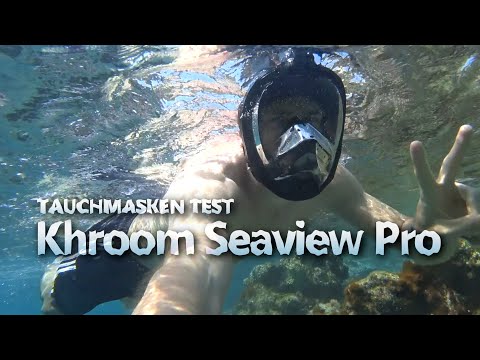 Khroom Tauchmaske Seaview Pro und Khroom Schnorchelmaske für Kinder im Test
