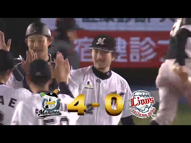 【9回表】あっぱれ!! マリーンズ・石川が2安打完封勝利!! 2015/4/28 M-L