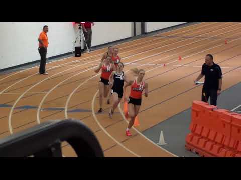 2018 GPAC Indoor - Women's 600m Run - Heat 1 - Cook
