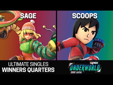 GDEX Underworld 2023 Singles Winners Quarters - Sage (Min Min) vs Scoops (Mii Brawler) - SSBU