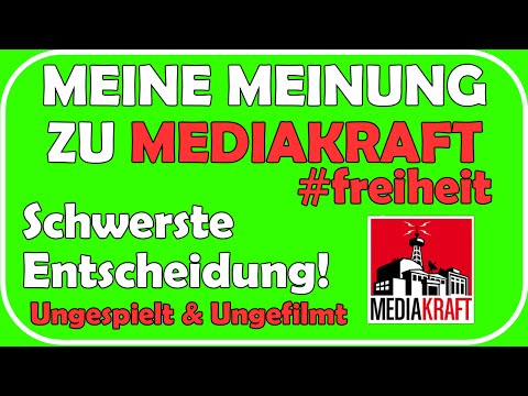 MEDIAKRAFT GEHT ZUWEIT! #freiheit | UNGESPIELT WIRD ZU UNGE! | Schwerste Entscheidung seines Lebens!