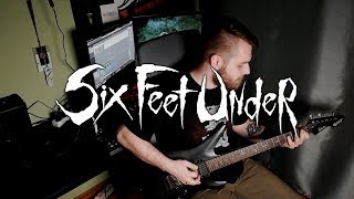Six Feet Under - Beneath a Black Sky (guitar &amp; bass cover)