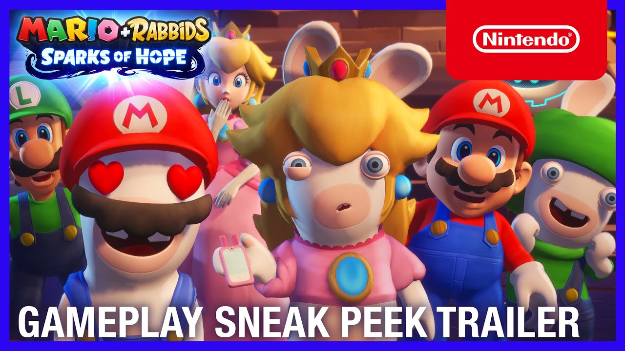 Mario + Rabbids Sparks of Hope - Gameplay Sneak Peek Trailer - Nintendo Switch - YouTube