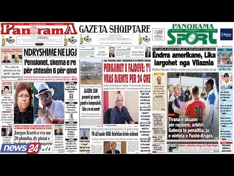 20 mars, 2019  "Shtypi i dites" në News24 - "Koha për t'u zgjuar" nga Bashkim Hoxha