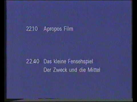 ZDF Heute Sendeschluß Testbild Programmtafeln 03.04.1990
