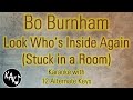 Look Who's Inside Again Karaoke - Bo Burnham Instrumental Lower Higher Female Original Key