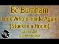 Look Who S Inside Again Karaoke Bo Burnham Instrumental Lower Higher Female Original Key