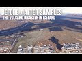 Before After Disaster Footage Sample From The Blue Lagoon Grindavik