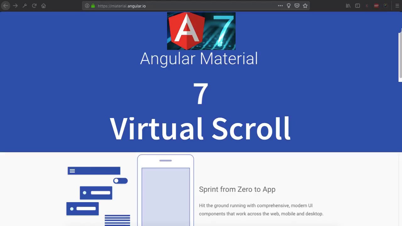 How to Use Infinite Virtual Scroll Feature in Angular 7 with Angular Material 7 CDK by TechTechTuts