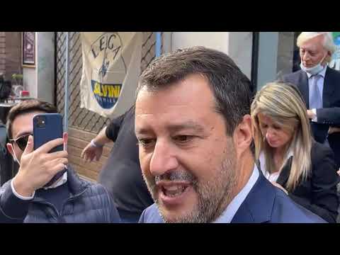 SALVINI A PISTOIA ALLA INAUGURAZIONE DELLA SEDE DELLA LEGA