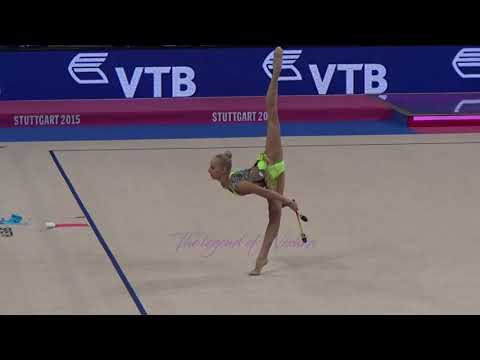 Yana KUDRYAVTSEVA (RUS) clubs - 2015 Stuttgart worlds Qualifs