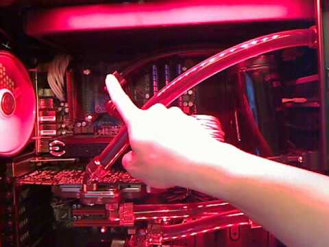 Cooler Master Cosmos 2 water cooling setup