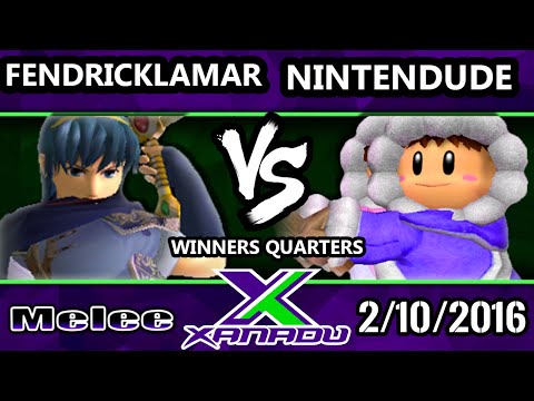 S@X 136 - FendrickLamar (Marth) Vs. SPY | Nintendude (Ice Climbers) SSBM WQ - Smash Melee
