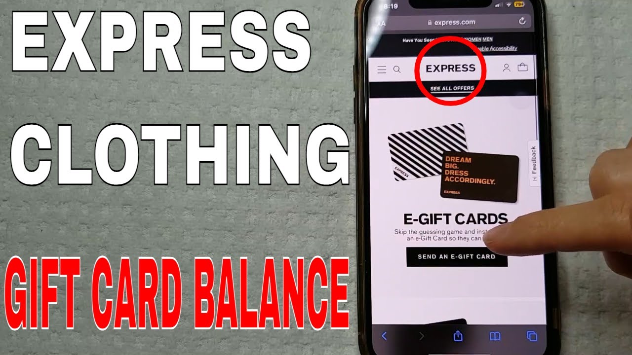 ✅ How To Check Express Clothing Gift Card Balance Online 🔴