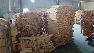 pine wood panels factory show-Shandong Cao County Linhao woods Co.ltd.
