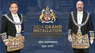 2024 Grand Installation, United Grand Lodge of NSW & ACT