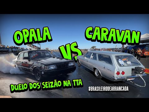 Opala X Caravan! Duelo dos seizão na TTA do Brasileiro de Arrancada 2022.