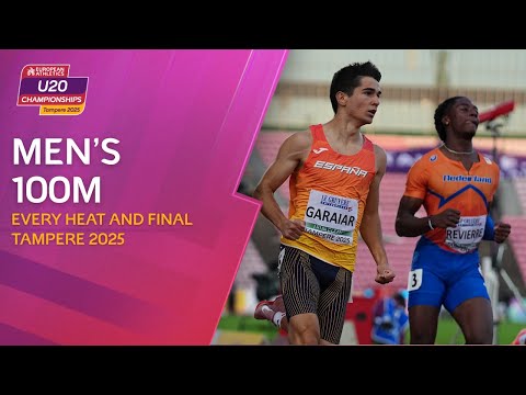 Silver Medal Shared?! 🥈 EVERY Heat & Final of the Men's 100m | Tampere 2025