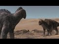 Dinosaur Crossing The Desert
