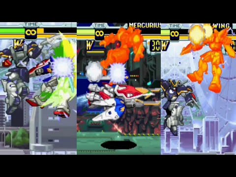 Gundam Wing Endless Duel - All Special & Mega Special Moves
