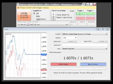 How to trade UK CPI with AuroraSpeedster?