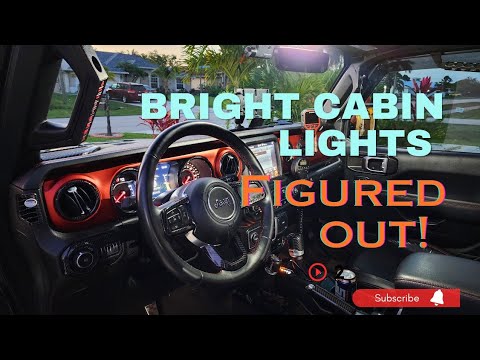 The Best Cabin Lights Solution for Your Jeep Wrangler