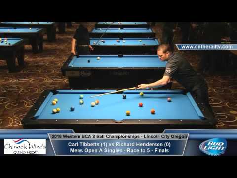 2016 WBCA 8 Ball - MAS Finals Set 1 - Tibbetts vs Henderson