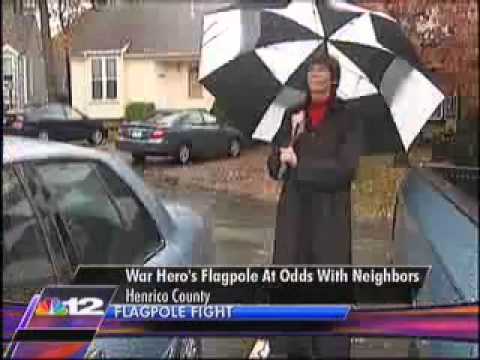 Colonel Van T. Barfoot in fight with his HOA