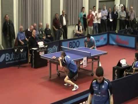 Morten Hyrup vs Guo Kai - 1. DM-finalekamp i Stigadivisionen 2012