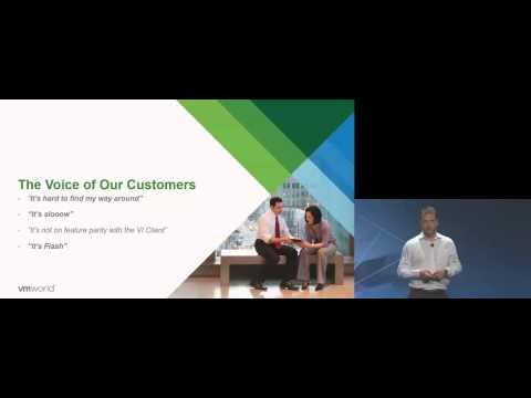 VMworld 2015: INF5093 - vSphere Web Client - Yesterday, Today and Tomorrow