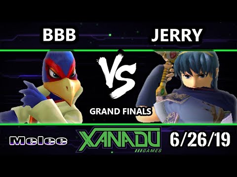 S@X 308 SSBM - BBB [L] (Falco) Vs. Jerry [W] (Marth, Jigglypuff, Fox) Smash Melee Grand Finals