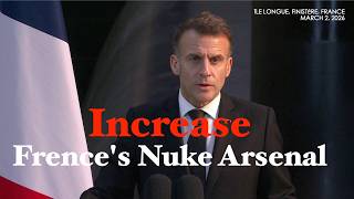  Presiden Prancis Umumkan Penambahan Hulu Ledak Nuklir dan Konsep “Dissuasion Avancée” 