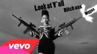 Nicki Minaj - Lookin&#39; Ass Nigga (Official Lyrics) HQ