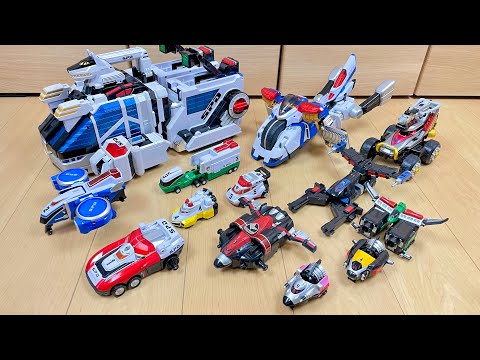 【PowerRangers S.P.D All Megazord】デカレンジャーの全DX戦隊ロボで遊んでみた