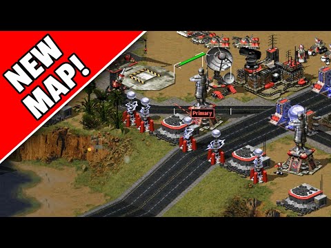 Red Alert 2 | A Long Way to The Enemy! | (7 vs 1 + Superweapons)